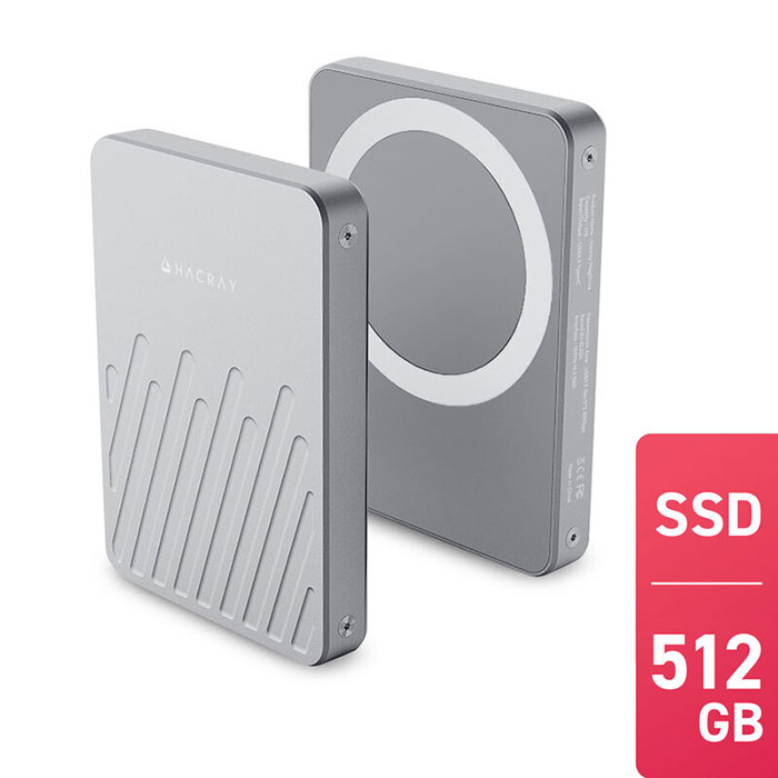 Apple ProRes動画を撮りながら保存、MagSafe吸着対応超小型SSD! HACRAY MagDrive