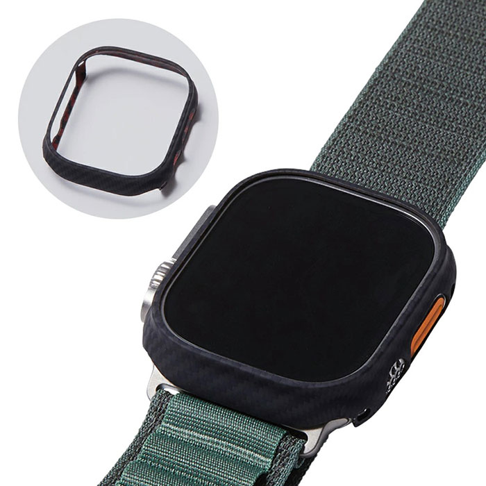 Apple Watch Ultra用アラミド繊維カバー「Ultra Slim  Light Case DURO for Apple Watch  Ultra(49mm)」 ｜アスキーストア