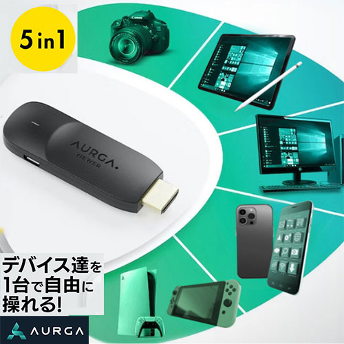 カメラ・PC・ゲーム新時代/WiFi搭載の超小型トランスミッター「AURGA