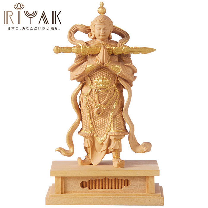 仏様と日常を共にするための木製仏像ブランド Riyak Basic 韋駄天 アスキーストア