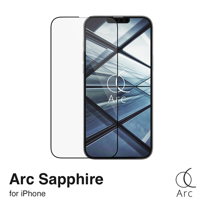【iPhone 13 mini】純度99%サファイア製 硬度9のスクリーンプロテクター Arc Sapphire for iPhone 13 mini