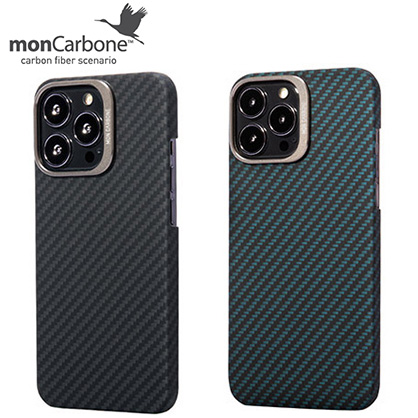 【42%OFF】【iPhone13 Pro MAX】Moncarbone アルミニウムレンズガードフルカーボンケース Hoverkoat Matt for iPhone13 Pro MAX