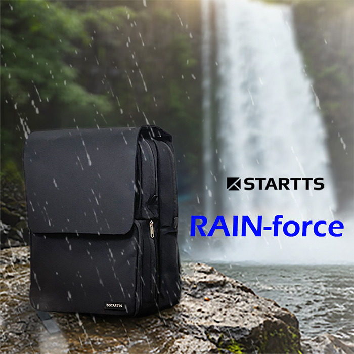 【5月中旬】突然の豪雨に負けない&アイテム整理に最適なセパレート収納採用! ビジネスリュックの最高峰「RAIN-force(レインフォース)」