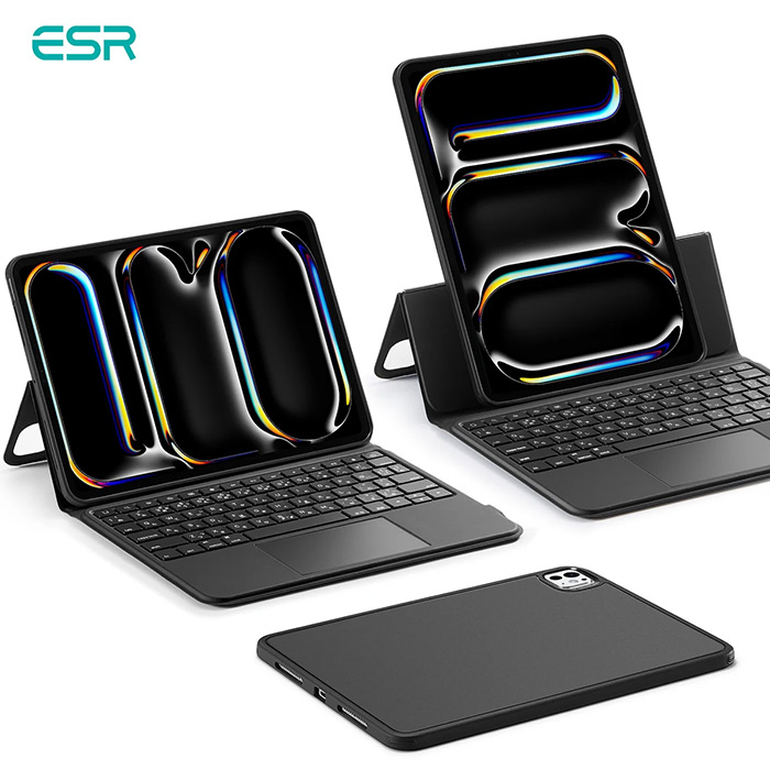 【5月下旬】トラックパッド付き&角度自在のスタンドを備えた! ASCEND マグネットキーボードケース for iPad Pro 11インチ(M4)