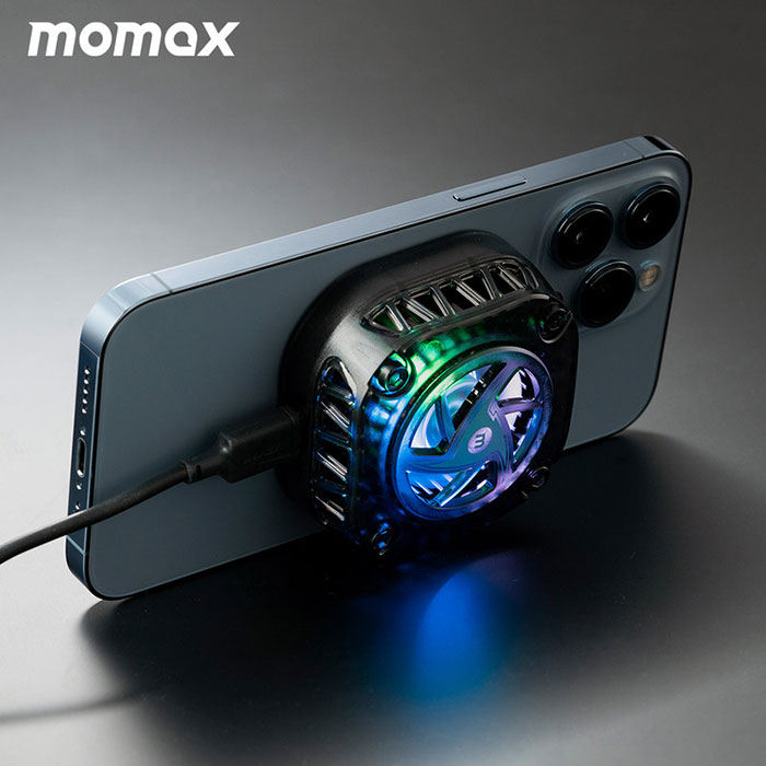 冷却ファンでiPhoneの過熱を防ぐ! MOMAX(モーマックス)Play 冷却ファン付きマグネットチャージャー