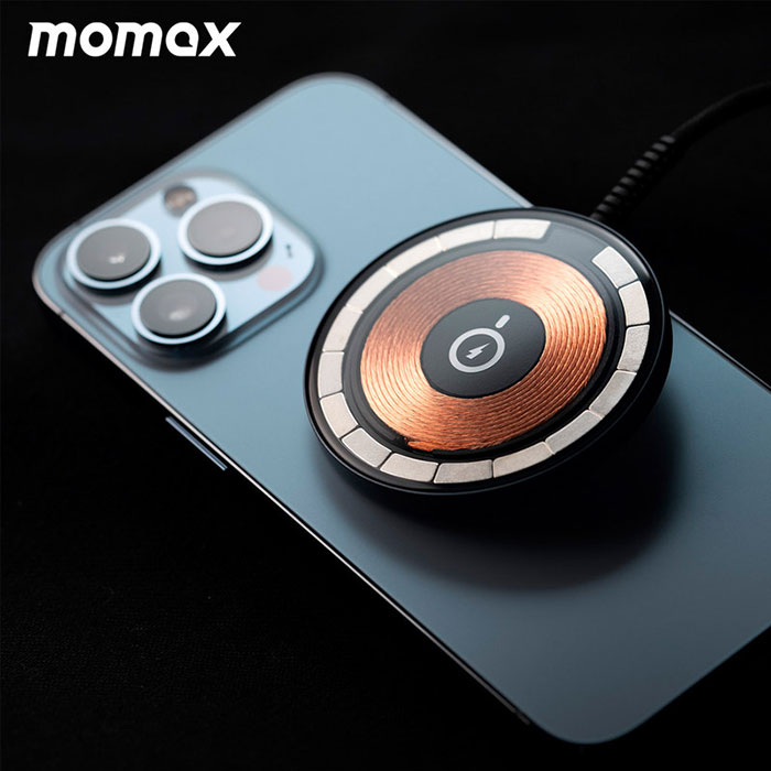 6mmの薄型! MagSafe対応iPhoneにピタッと吸着! MOMAX(モーマックス)Q.Mag Pad マグネットチャージャー