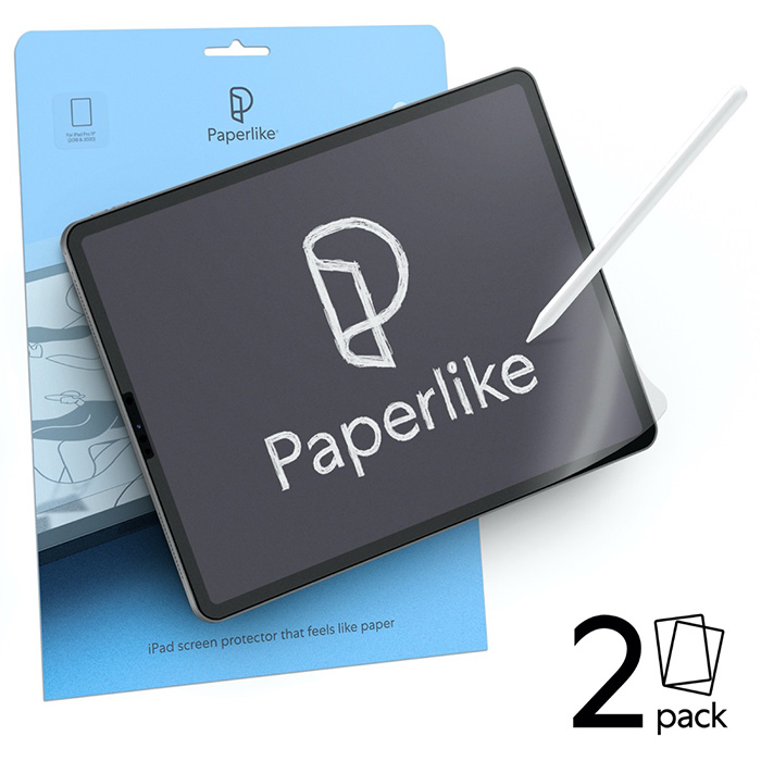 Paperlike ペーパーライク iPadフィルム 2枚入り iPad Pro 11インチ (2018-2022) & iPad Air 4 10.9インチ (2020)