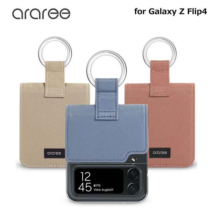 【Galaxy Z Flip 4】araree Galaxy Z Flip 4 Ring Diary