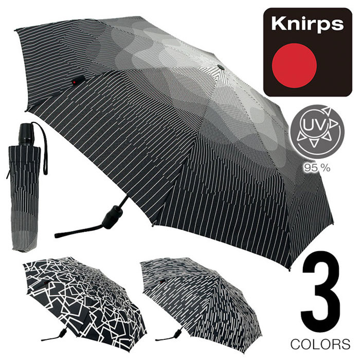 世界的に活躍するNUNOが 傘布を手がけた折り畳み傘! Knirps × NUNO T.220 Medium Duomatic Safety