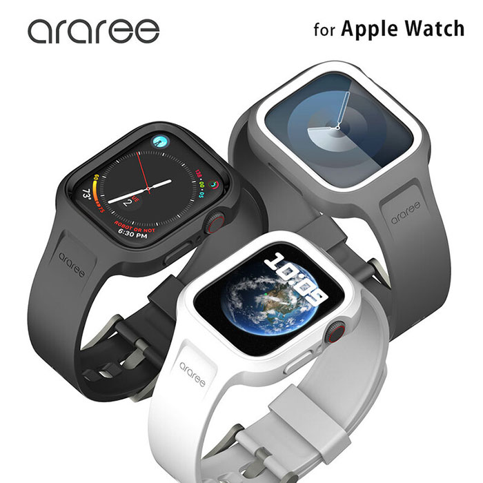 手首にやさしい肌触りと保護機能の最大化を追求! ケース一体型バンド Duple Pro for Apple Watch